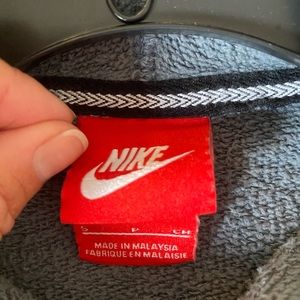 Gray Nike funnel neck sweatshirt. Size small.